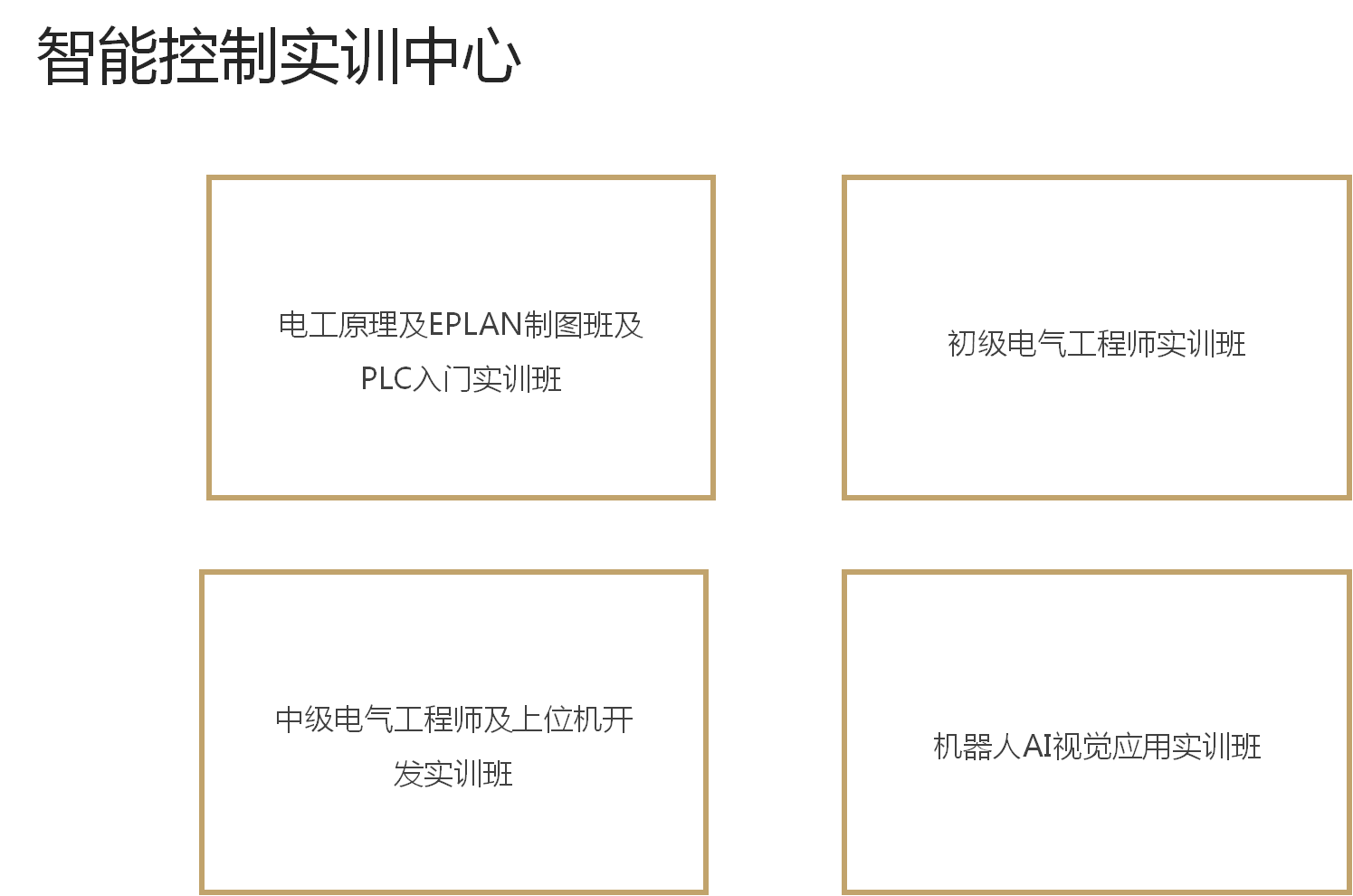 智能控制实训中心